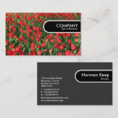 Runded Edge Tag - Bed of Red Tulips 02 (Vorne/Hinten)