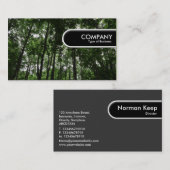 Runded Edge Tag - Edge Tag - Woodland Canopy 02 (Vorne/Hinten)