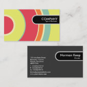 Runded Edge Tag - farbiger Kreis 01 (Vorne/Hinten)