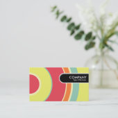 Runded Edge Tag - farbiger Kreis 01 (Stehend Vorderseite)