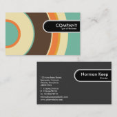 Runded Edge Tag - farbiger Kreis 02 (Vorne/Hinten)