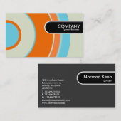 Runded Edge Tag - farbiger Kreis 03 (Vorne/Hinten)