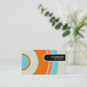 Runded Edge Tag - farbiger Kreis 03 (Stehend Vorderseite)