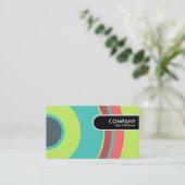 Runded Edge Tag - farbiger Kreis 04 (Stehend Vorderseite)