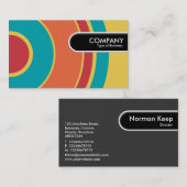 Runded Edge Tag - farbiger Kreis 05 (Vorne/Hinten)