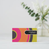 Runded Edge Tag - farbiger Kreis 06 (Stehend Vorderseite)