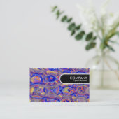 Runded Edge Tag - Fraktal Abstrakt 061012a (Stehend Vorderseite)