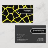 Runded Edge Tag - GoGiraffe Yellow FFFF00 (Vorne/Hinten)