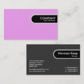 Runded Edge Tag - Lilac Painted Leinwand (Vorne/Hinten)