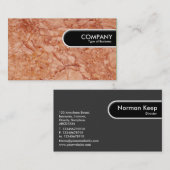 Runded Edge-Tag - Marble 02 Visitenkarte (Vorne/Hinten)