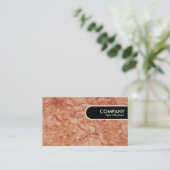 Runded Edge-Tag - Marble 02 Visitenkarte (Stehend Vorderseite)
