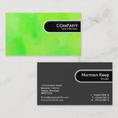 Runded Edge Tag - Painted Green II (Vorne/Hinten)