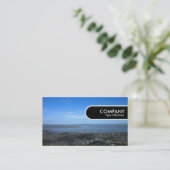 Runded Edge Tag - Schweres Estuary im Penarth (Stehend Vorderseite)