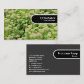 Runded Edge Tag - Sedum (Herbstfreude) (Vorne/Hinten)