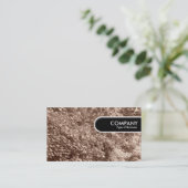 Runded Edge Tag - Sepia-Blätter (Stehend Vorderseite)