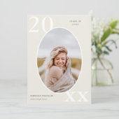 Runded Foto Frame Abschluss der Senior-Klasse (Stehend Vorderseite)