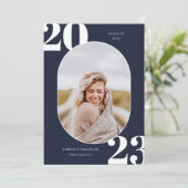 Runded Foto Frame Abschluss der Senior-Klasse (Stehend Vorderseite)