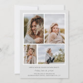 Runded Foto Frame Abschluss der Senior-Klasse (Rückseite)