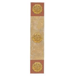 Rundeiche Blätter Mittelgroßer Tischläufer