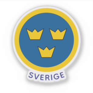 Rundel Schwedens Aufkleber
