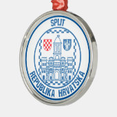 RundEmblem teilen Ornament Aus Metall (Links)