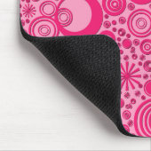 Runden, 2-fach rosa Computer-Maus-Pad Mousepad (Ecke)