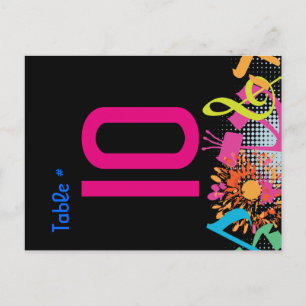 RUNDEN DER TORAH-FLORAL-Tischkarte Postkarte