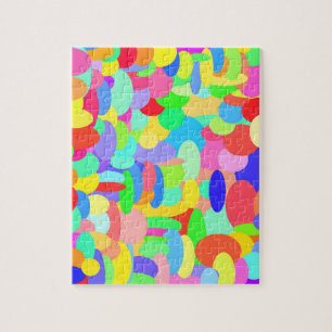 Runden des Farbpuzzles Puzzle