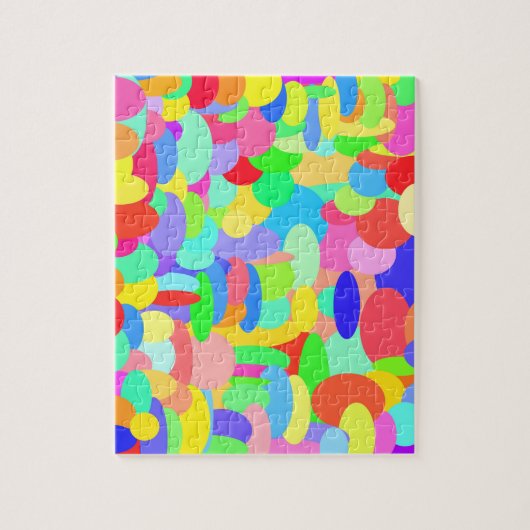 Runden des Farbpuzzles Puzzle (Vertikal)