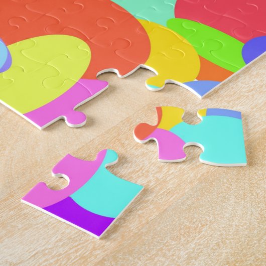 Runden des Farbpuzzles Puzzle (Seite)