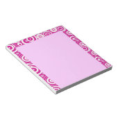 Runden Notepad Notizblock (angewinkelt)