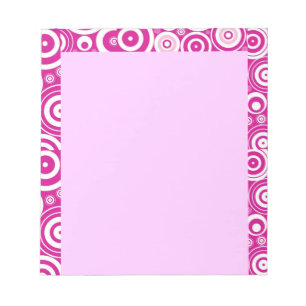 Runden Notepad Notizblock