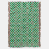 runden Punkte, braun und türkis Decke (Vorderseite Vertikal)