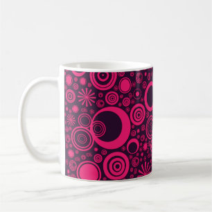 Runden, rosa-Lila Kaffee-Tasse Kaffeetasse