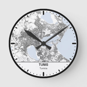 Rundenuhr Tunis Uhr City Line Kunst