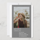 Runder Abschluss Einladung (Rückseite)