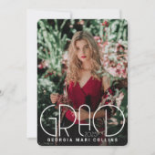 Runder Abschluss Einladung (Vorderseite)