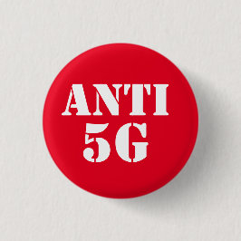 Runder Abzeichen-Button Anti 5G Button