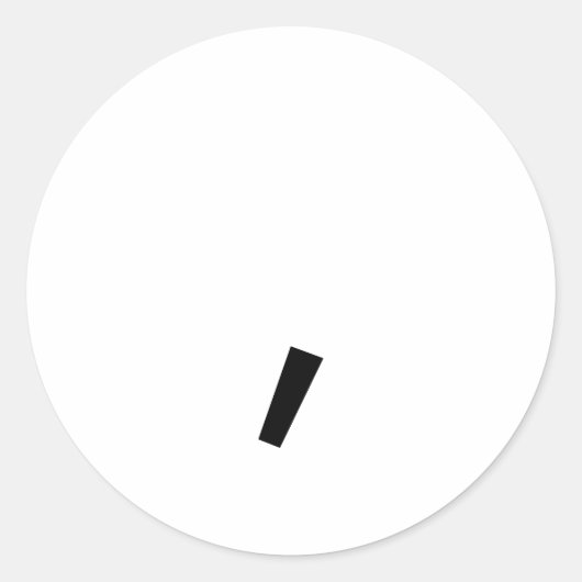 , RUNDER AUFKLEBER (Vorderseite)