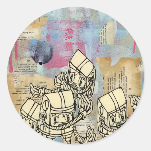  RUNDER AUFKLEBER (Vorderseite)