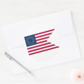 Runder Aufkleber Gewerkschafts-KavallerieGuidon (Umschlag)