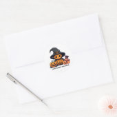 Runder Aufkleber : HALLOWEEN Gruselig (Umschlag)