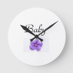Runder Baby Kinderzimmer Kissen Runde Wanduhr
