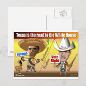 Runder Bar Postkarte (Vorne/Hinten)