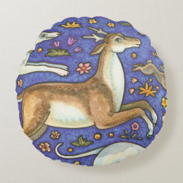 Runder Baumwolle durch PILLOW Rundes Kissen