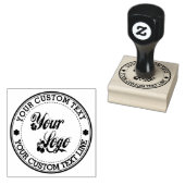 Runder benutzerdefinierter Text mit Logo Stempel (Stempel)