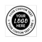 Runder, benutzerdefinierter Text mit selbstfarbige Permastempel (Design)