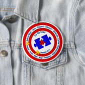 Runder Button der Autismus-Mama (Beispiel)