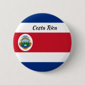 Runder Button der Costa Rica (Vorderseite)