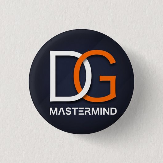 Runder Button der GD Mastermind (Vorderseite)